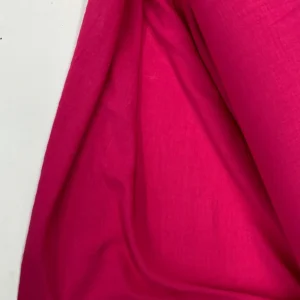 Keten Kumaş - Organik Kumaş - Perde Kumaşı - Ince Keten - Kıyafet Için Kumaş Örtü Fuşya 73