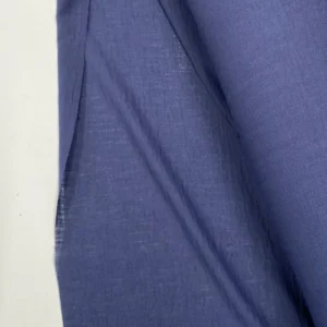 Keten Kumaş - Organik Kumaş - Perde Kumaşı - Ince Keten - Kıyafet Için Kumaş Örtü Lacivert 26