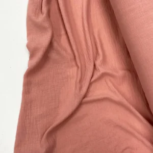 Keten Kumaş - Organik Kumaş - Perde Kumaşı - Ince Keten - Kıyafet Için Kumaş Örtü Pudra 30A