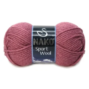 Sport Wool Atkı Bere Ceket Yelek Örgü İpi Yünü No: 327 Gül Kurusu