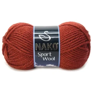 Sport Wool Atkı Bere Ceket Yelek Örgü İpi Yünü No: 4409 Kiremit