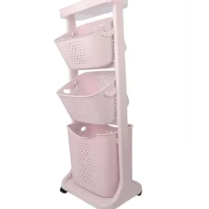 Kat Kat Sepet Sebzelik Organizer Tekerlekli Mutfak Sepeti