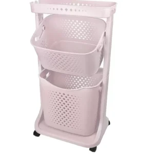 Kat Kat Sepet Sebzelik Organizer Tekerlekli Mutfak Sepeti