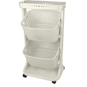 Kat Kat Sepet Sebzelik Organizer Tekerlekli Mutfak Sepeti