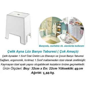 Büyük Boy Banyo Taburesi