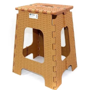 Katlanır Rattan Tabure Büyük