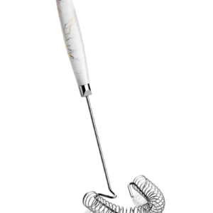 Mermer Desenli Beyaz Yaylı Çırpıcı