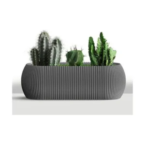 Uzun Saksı No:1 Kaktüs-Sukkulent Saksısı Krs-371