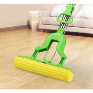 Kendinden Sıkmalı Mikrofiber Mop Kovasız Sıkma Aparatlı Sünger Paspas Kelebek Yer Silme Aparatı
