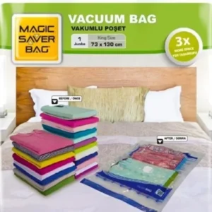 Jumbo Boy (73 Cm X 130 Cm) Vakumlu Poşet - Vakumlu Hurç - Vakumlu Torba