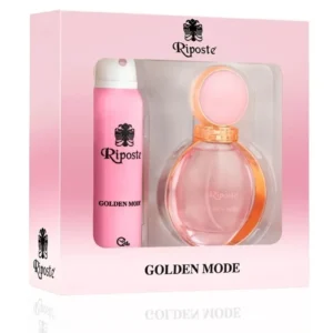 Riposte Kadın Parfüm & Deodorant Seti Golden Mode For Women 85 Ml