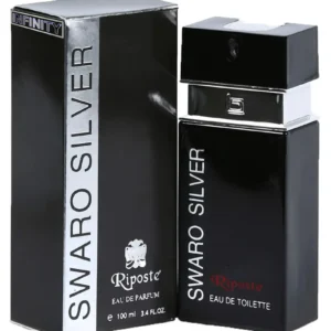 Riposte 24 Saat Etkili Erkek Parfüm - Swaro Silver - For Men 100 Ml