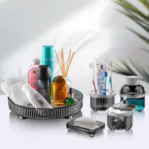 5 Parça Banyo Seti Siyah