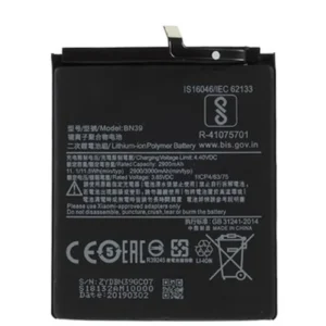Xiaomi Mi Not 1 Telefonlarla Uyumlu Batarya 3000 mAh