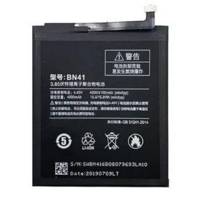 Xiaomi Redmi Note 4 Telefonlarla Uyumlu Batarya 4100 mAh