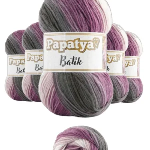 5 Adet Batik 554 Örgü İpi Yünü Tüm Kıyafetlere Uygun - 22