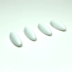 4 Adet Plastik Çengelli Eşarp Ve Şal İğnesi Beyaz 4 cm