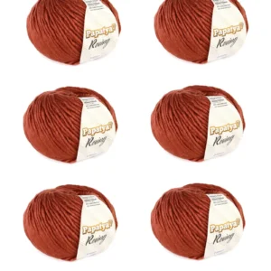 6 Adet Roving El Örgü İpi Yünü Renk no: 01
