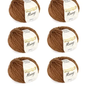6 Adet Roving El Örgü İpi Yünü Renk no: 10