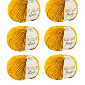 6 Adet Roving El Örgü İpi Yünü Renk no: 14