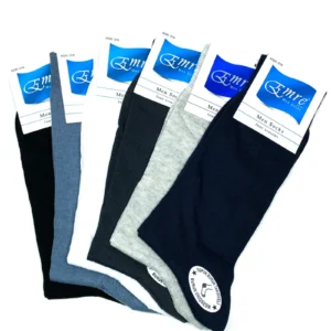 Penye Yazlık Erkek Çorap Burun Dikişsiz Takviyeli Topuk ve Burun 6 çift