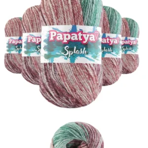 5 Adet Splash Ebruli 100 gr El Örgü İpi Yünü Renk no:07
