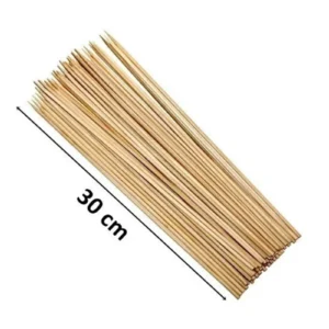 Ahşap Çöp Şiş Çubuğu 30 Cm - 50 Adet