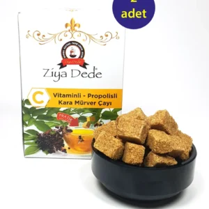 2 Adet Atom C Vitaminli Kara Mürver Çayı Vitaminli Propolisli 150 Gr