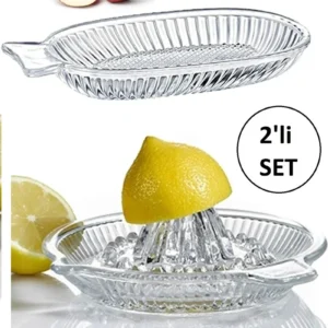 Cam Bebek Rendesi ve Narenciye Sıkacağı 2 Li Set