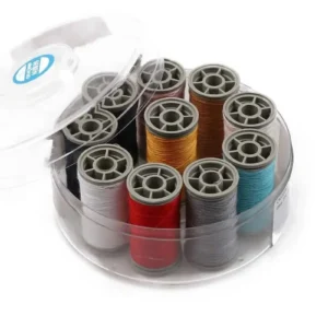 0 Polyester Dikiş Ipliği Kaliteli 10 Adet Farklı Makara İplik Seti Zümrüt No:120