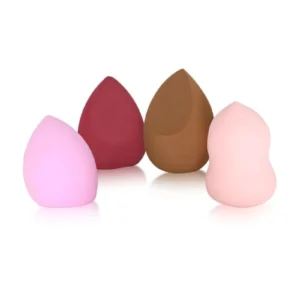 4 Lü Şişen Makyaj Süngeri Powder Puff Büyük Boy