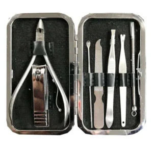 Profesyonel Manikür Pedikür ve Bakım Seti 7 parça Taşınabilir Çantalı