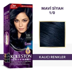 Koleston Intense Saç Boyası 1/0 Mavi Siyah - Salon Kalitesi