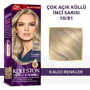 Koleston Intense Saç Boyası 10/81 Çok Açık Küllü İnci Sarısı - Salon Kalitesi