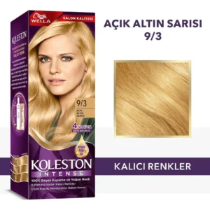 Koleston Intense Saç Boyası 9/3 Açık Altın Sarısı - Salon Kalitesi