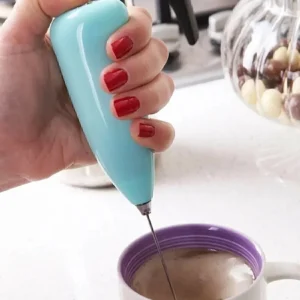 Mini Mixer Kahve Süt Köpürtücü Karıştırıcı Cappucino Mikser - Pratik Pilli Köpürtücü 1137 Bh