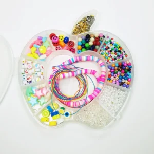 Hobi Takı Tasarım Seti Boncuk Harf Gülen Surat Temalı Klipsli Full Set