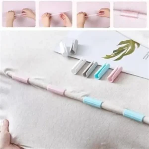 12 Adet Çok Amaçlı Çarşaf Tutucu, Sabitleyici, Kaydırmaz Nevresim Örtü Düzenleyici Klipsler