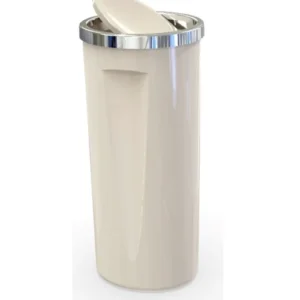 Primanova M-E76-09 Lenox Çöp Kovası Bej 35 Lt