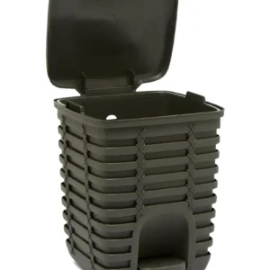 Primanova Palm Pedallı Çöp Kovası - Antrasit Gri 9 Lt.