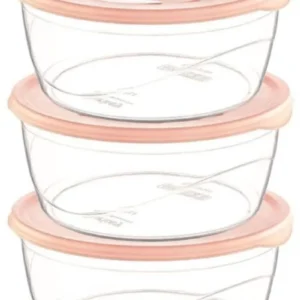 Çankaya 3'lü Karizma Yuvarlak Saklama Kabı ÇNK-2149