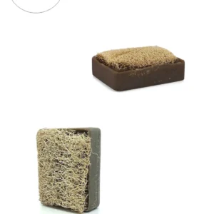 2 Adet Doğal Kabak Lifli Kil Sabunu