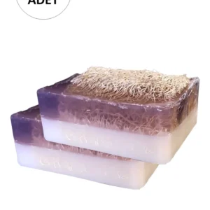 2 Adet Doğal Kabak Lifli Lavanta Sabunu