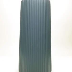 Plastik İtalyan Çizgili Dekoratif Vazo 20 cm