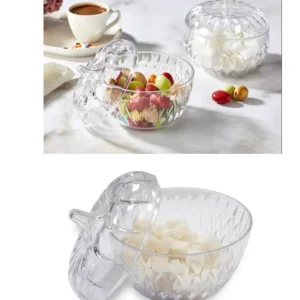 2'Li Mika Dekoratif Şekerlik Lokumluk Seti