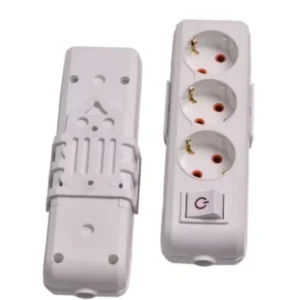 Asel 3 lü Priz Anahtarlı Klemensli