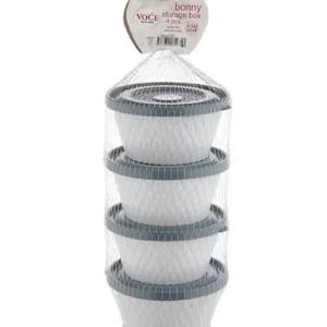 Fom Home Voce Plastik Petek 4'lü Saklama Kabı