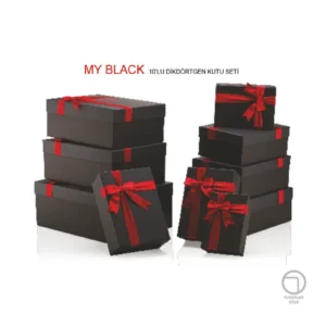 Gıpta My Black Dikdörtgen 10'Lu Hediye Kutusu Set 4-Bx50550-2161