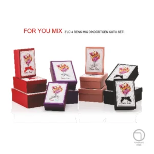 Gıpta Foryou Dikdörtgen 3'Lü Hediye Kutusu Set 4-Bx92990-2161
