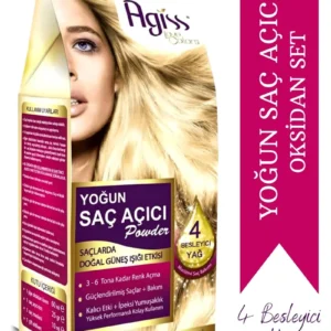 AGISS Love Colors Yoğun Saç Renk Açıcı Pudra - Oksidan Saç Rengi Açma Seti Toz Oryal